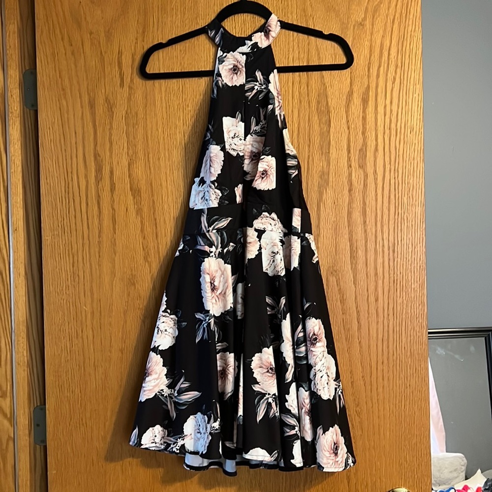 Floral Halter Dress